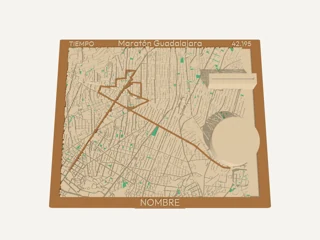 Medallero Rectangulum del Maratón de Guadalajara